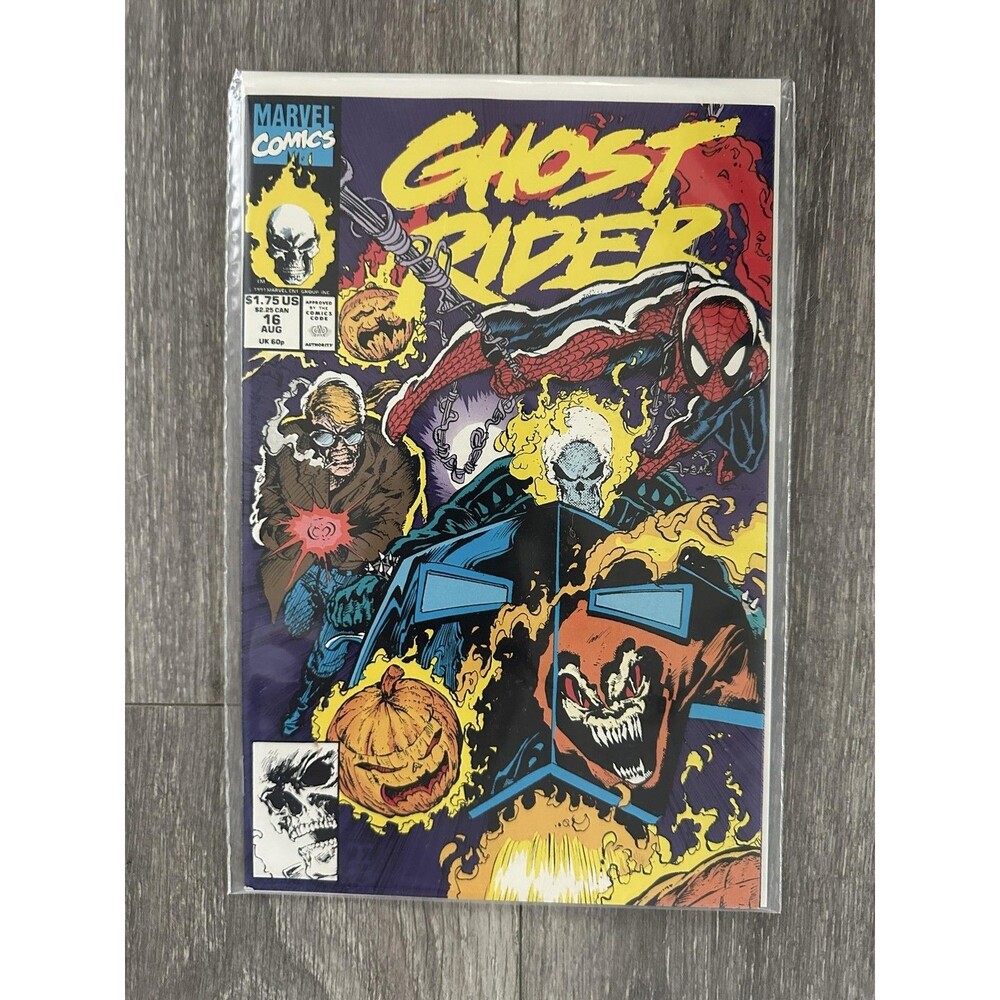 Marvel Ghost Rider #16 Single Issue Comic Aug Spiders-Man Color Vintage